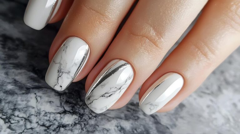 Marmor-Nageldesign: Techniken und Geheimnisse der Kreation